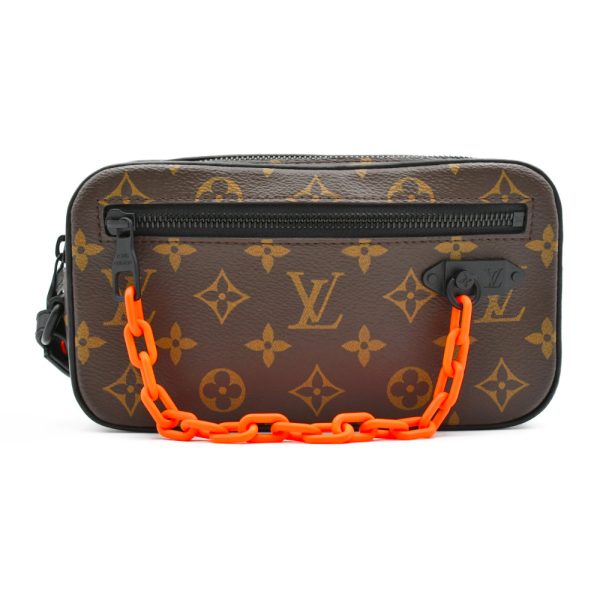 9623f090043 1 LOUIS VUITTON Pochette Volg Monogram Clutch Bag brown