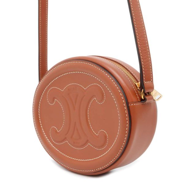 9627642 02 Celine Shoulder Bag Oval Purse Cuile Triomphe