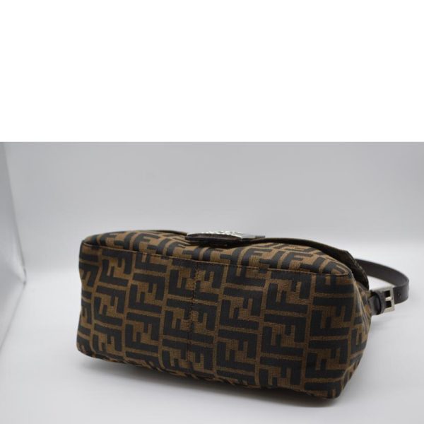 97590 3 Fendi Zucca Line Mamba Bucket Brown