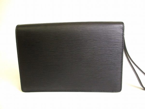 9767 2 Louis Vuitton Epi Bicolor Serie Dragonne Clutch BlackRed