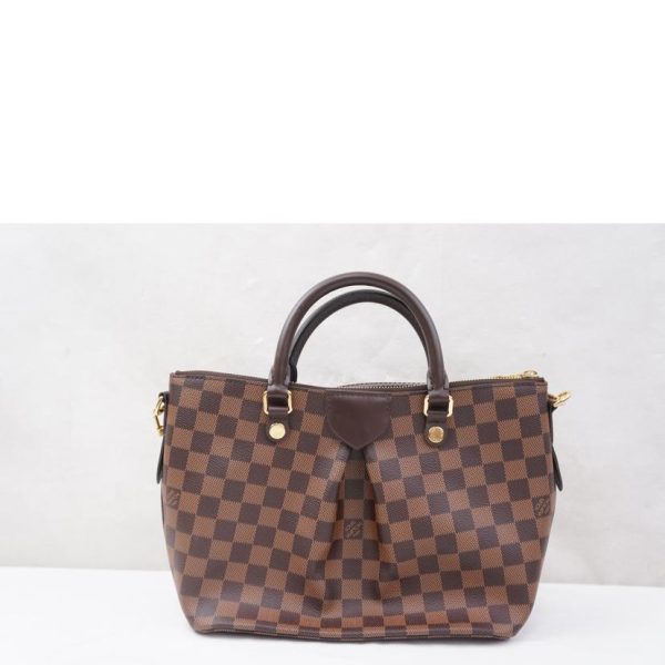 98140 2 Louis Vuitton Siena PM Damier Ebene Brown