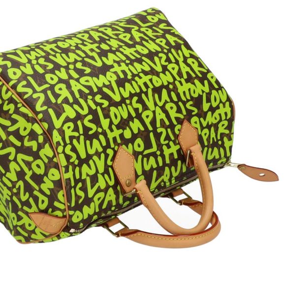 98257 5 Louis Vutton 30 Speedy Monogram Graffiti Bag