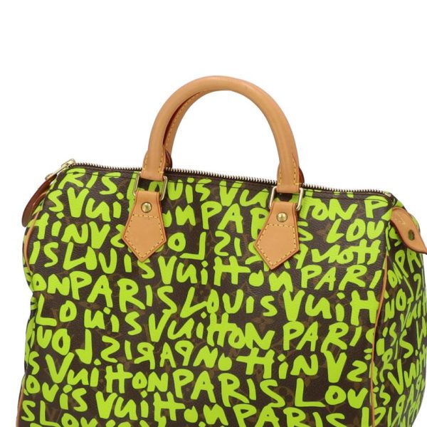 98257 8 Louis Vutton 30 Speedy Monogram Graffiti Bag