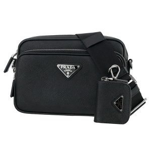 9898 PRADA Body Bag Nylon Nero Black