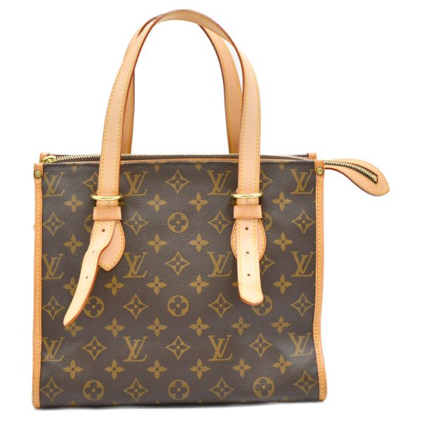 9923f150045 1 LOUIS VUITTON Popincourt Haut Monogram Handbag Brown