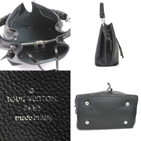 99353f 4 Louis Vuitton Hand Shoulder Bag 2Way Mira MM Black