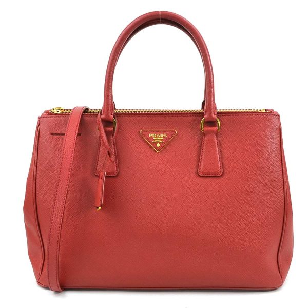 99923g Prada Handbag Shoulder Leather Bag Red