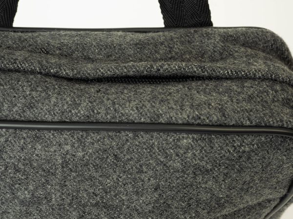 a1002164 11 Prada Body Bag Wool Gray