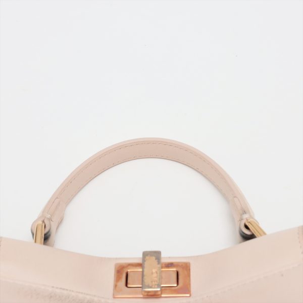 a2120485 5 Fendi Mini Peekaboo Leather Handbag Pink