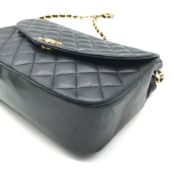 a2752 4 Chanel Cocomark Matelasse Lambskin Push Lock Chain Shoulder Bag Black