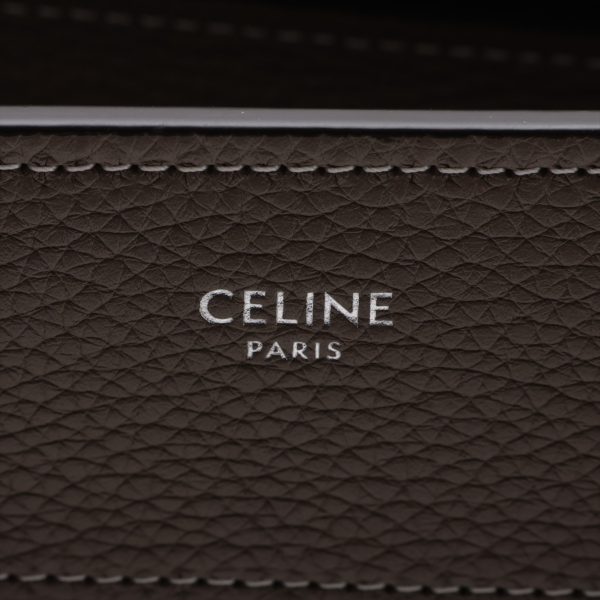 a2924721 9 Celine Luggage Micro Shopper Leather Greige