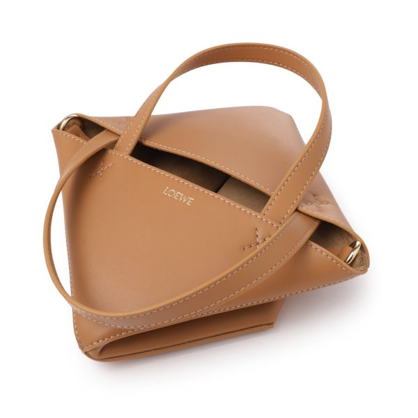 a657v25x0107 Loewe Puzzle Tote Mini Tote Bag Brown