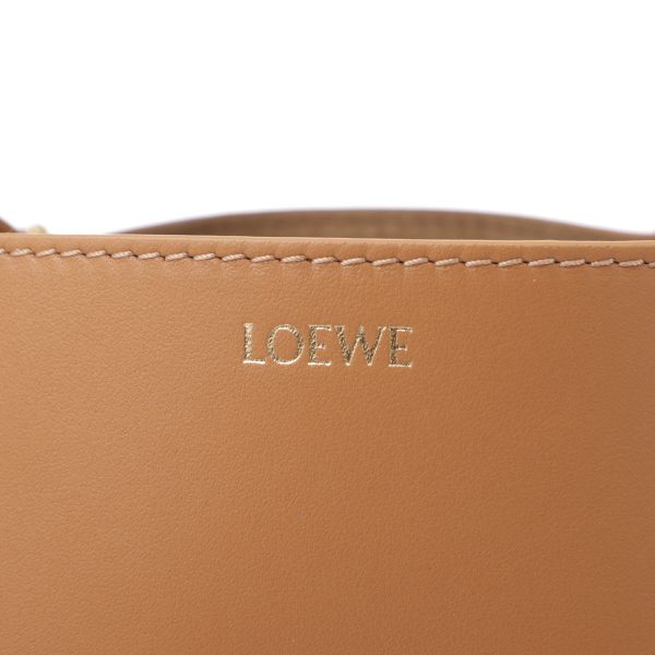 a657v25x0109 Loewe Puzzle Tote Mini Tote Bag Brown