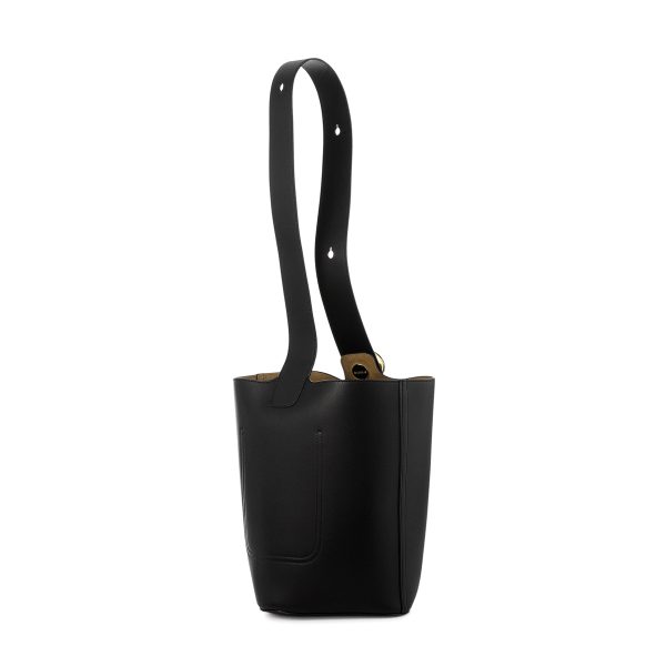 aanbbbwx0104 Loewe Pebble Bucket Medium Black