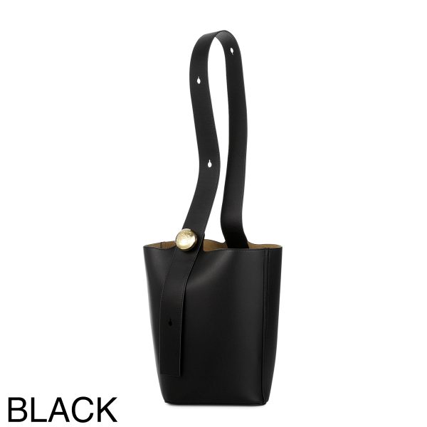 aanbbbwx0109 Loewe Pebble Bucket Medium Black