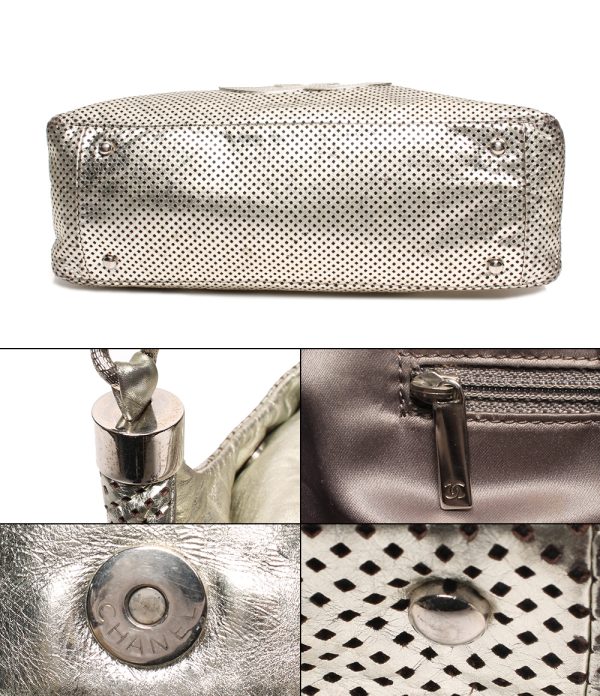 abo0055301 6 Chanel Chain Shoulder Bag Hardware Silver