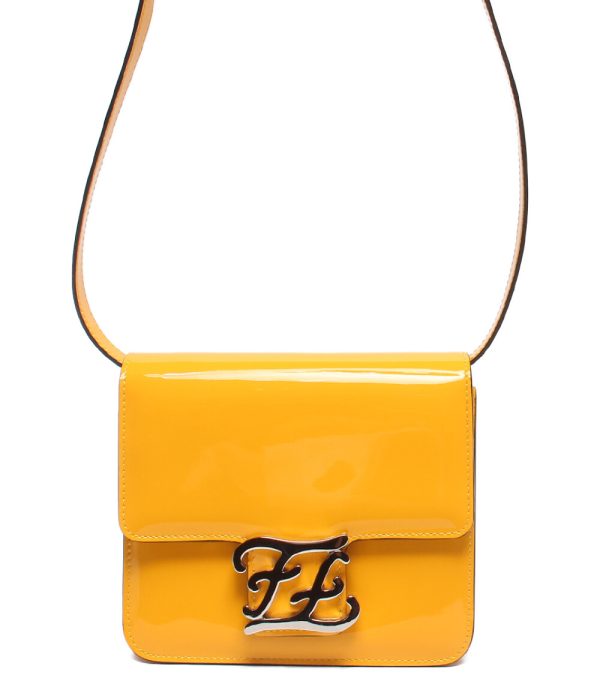 abo0057103 1 Fendi 2way Clutch Bag Yellow