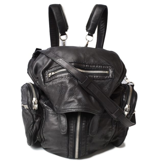 alxw19 002 1 Alexander Wang 3way Rucksack Shoulder Bag black