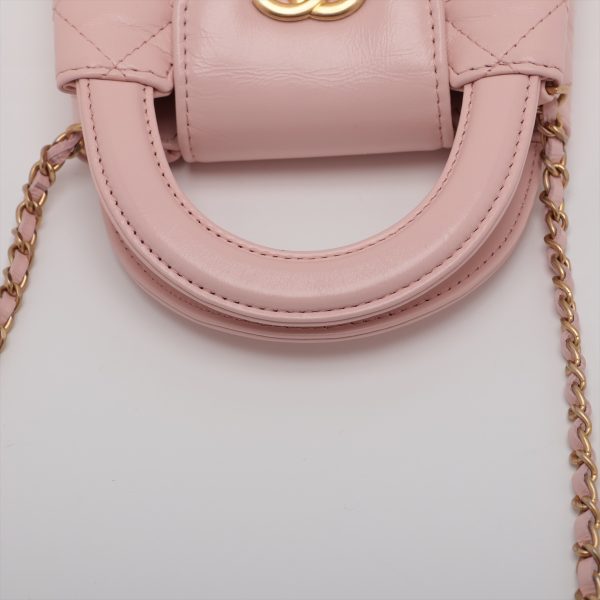 ap068960 4 Chanel Matelasse Lambskin Chain Shoulder Bag Pink Gold