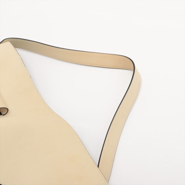 ap075926 4 Celine Bucket Biker Beige Leather Shoulder Bag