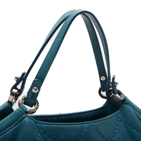 apyvxqlygblp6 6 Chanel Matelasse Wild Stitch Coco 2Way Sparkle Leather Emerald Green Silver