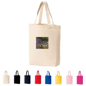 arts tb m cmn 076 Life is ART Monet Tote Bag Canvas Creme