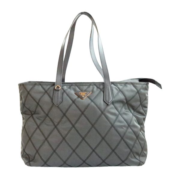 b23701 Prada Quilted Nylon Tote Bag