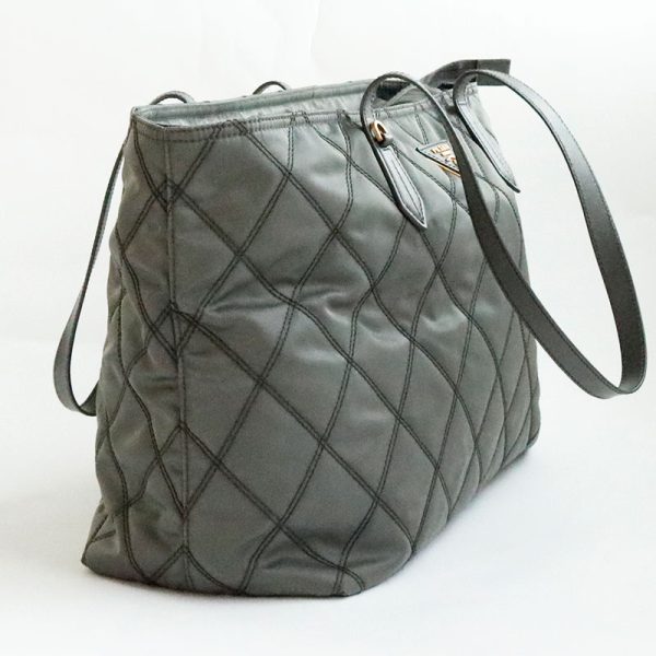 b23704 Prada Quilted Nylon Tote Bag