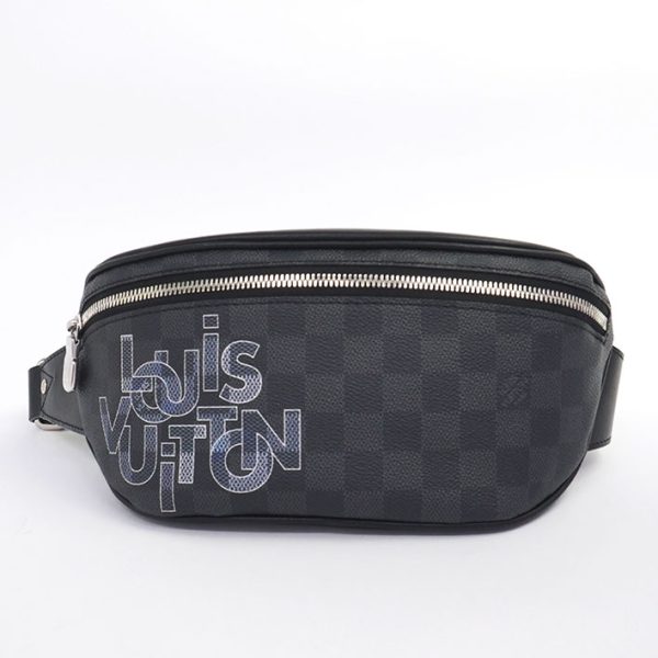 bag 19228 1 Louis Vuitton Link Bum Bag Dark Gray