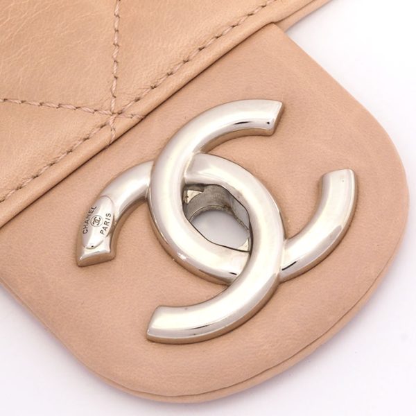 bag 19319 7 CHANEL 2WAY Shoulder Coco Mark CC Hardware Matelasse Silver