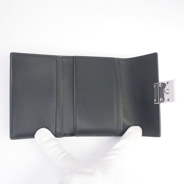 bag 19471 3 MCM Trifold Wallet Black