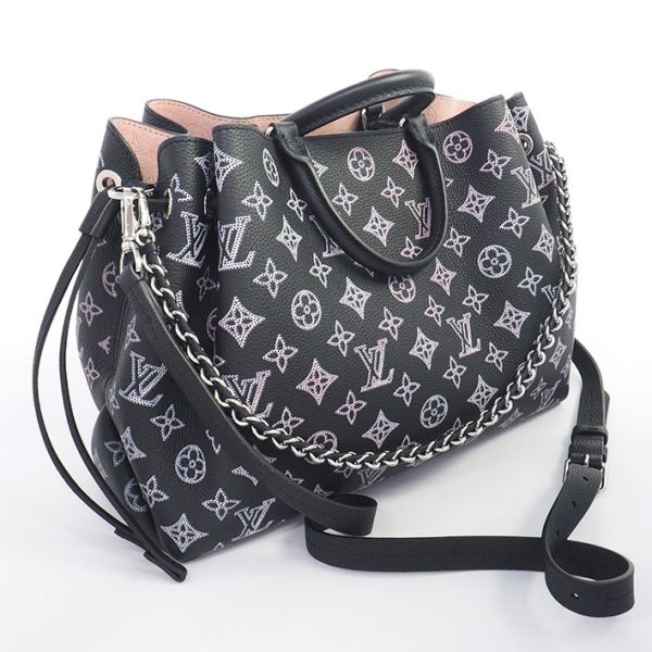 bag 19499 2 Louis Vuitton Bella Tote Monogram Mahina Tote Bag