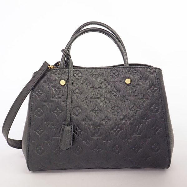 bag 19712 1 Louis Vuitton Montaigne Mm Handbag Leather