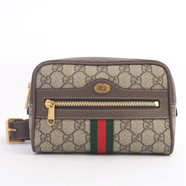 bag 19967 1 Gucci Ophidia Belt Bag GG Supreme Web Hardware Gold