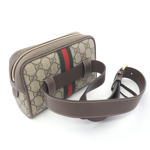 bag 19967 2 Gucci Ophidia Belt Bag GG Supreme Web Hardware Gold