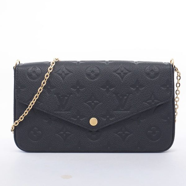 bag 20131 1 Louis Vuitton Pochette Félicie Monogram Empreinte Shoulder Bag