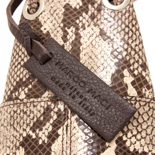 bag0004 c 07 Marco Masi Slang Shoulder Bag Python