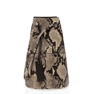 bag0010 c 01 Marco Masi Slang Bucket Bag Python