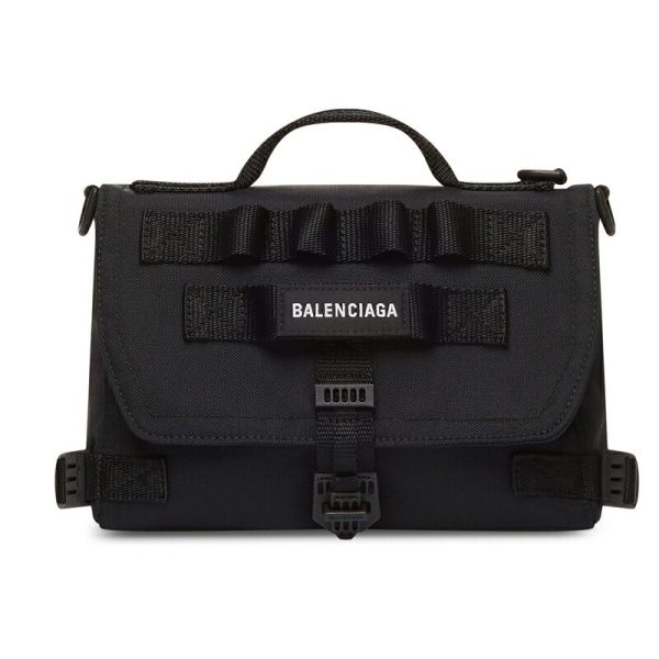 bal 1212 4 Balenciaga Army Messenger Bag GraySilver