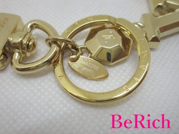 bc1862 4 Louis Vuitton LV Facet Keychain Gold