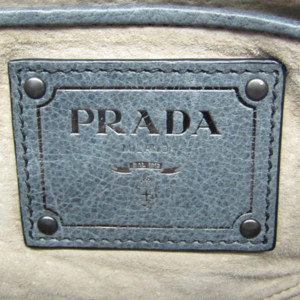 bf564637 15 Prada Leather Handbag Shoulder Bag GrayNavy