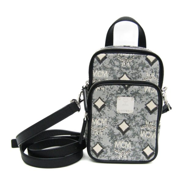 bf570208 1 MCM Crossbody Bag Jacquard Black