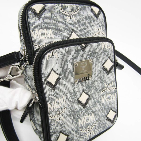 bf570208 4 MCM Crossbody Bag Jacquard Black