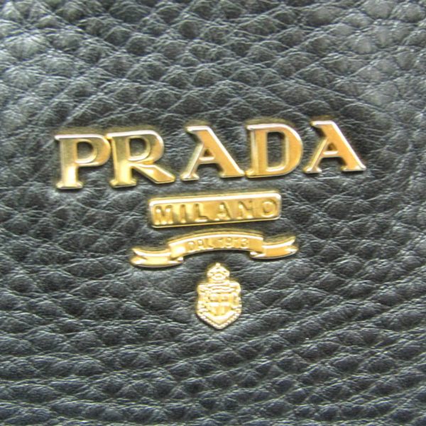 bf571118 12 Prada Leather Handbag Shoulder Bag Black