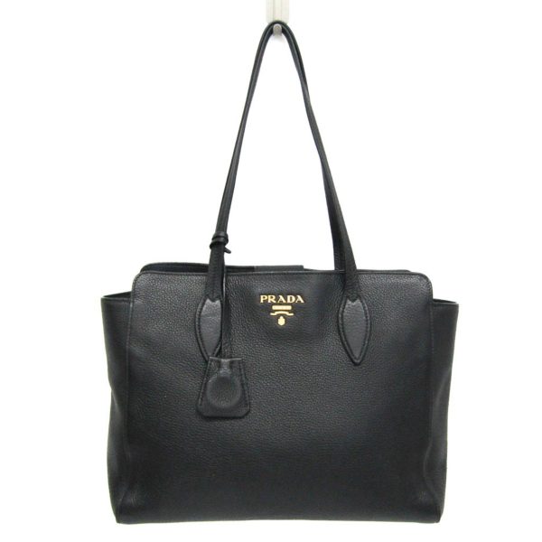 bf573641 1 Prada Leather Tote Bag Black