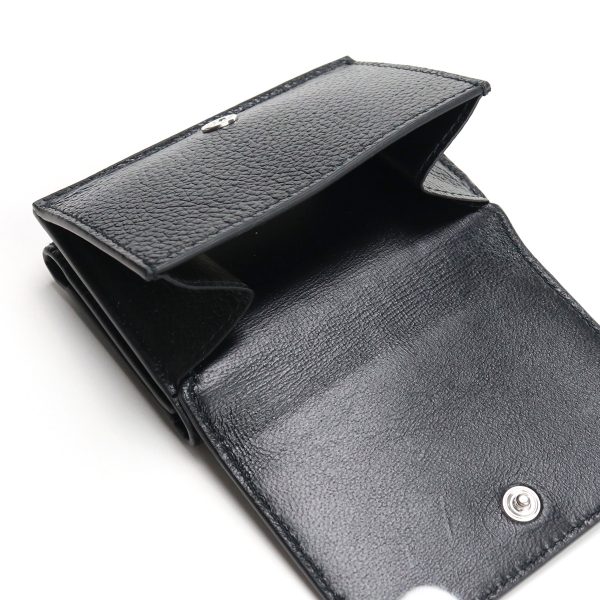 blc594312011 5 Balenciaga Trifold Wallet Leather Black