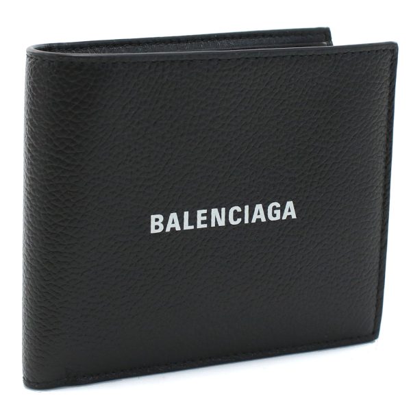 blc594315011 1 Balenciaga Bi Fold Wallet Leather Black