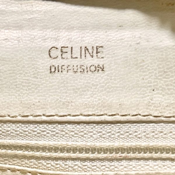 bra439 10 Celine Macadam Pouch Bag White