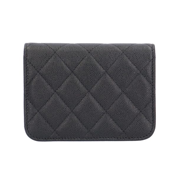 brb03690000000174 3 Chanel Matelasse Cocomark Shoulder Bag Caviar Skin Black