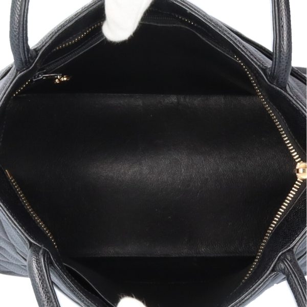 brb10010000012089 6 Chanel Reprint Tote Matelasse Caviar Skin Black